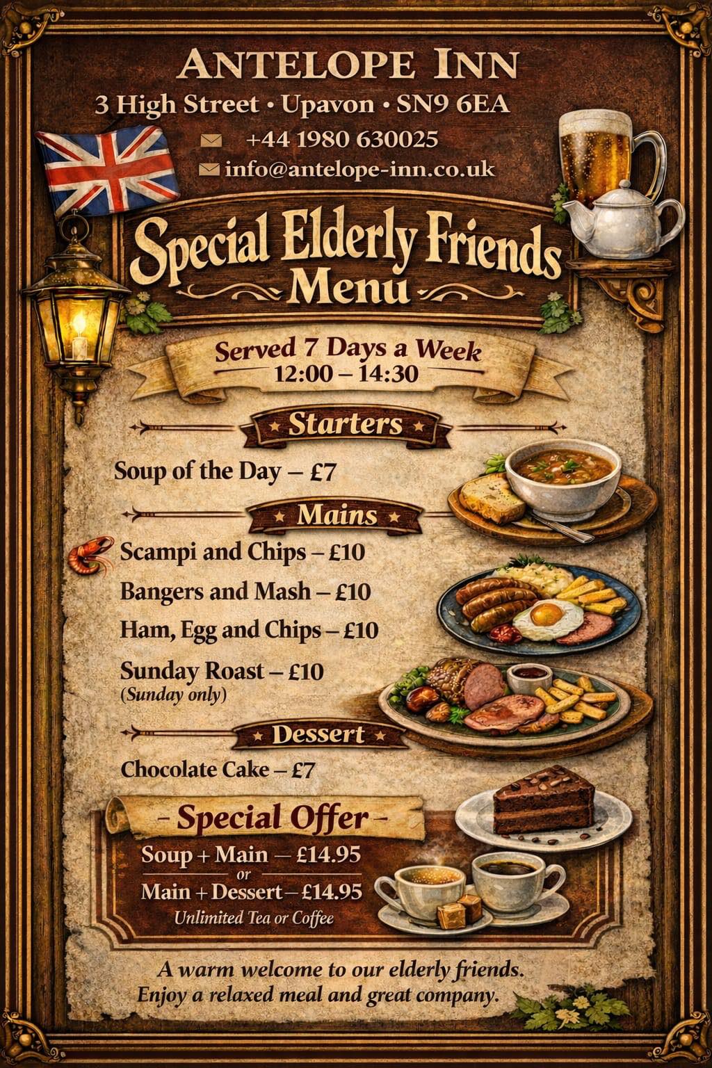 Pensioners Lunches